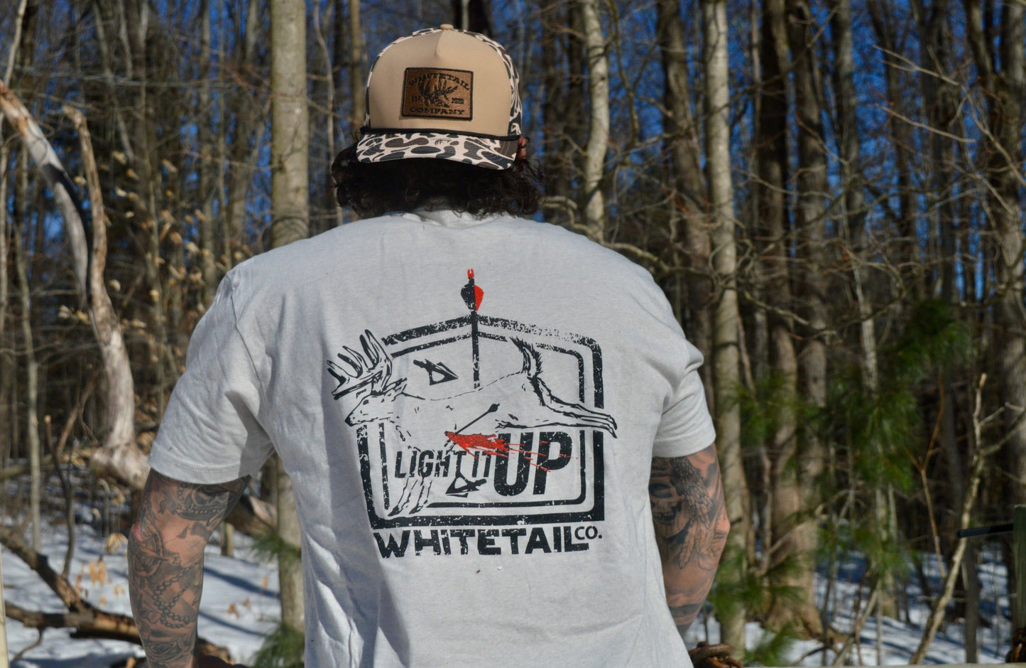 Whitetail Co. Old Camo Ropy 5 Panel Hat