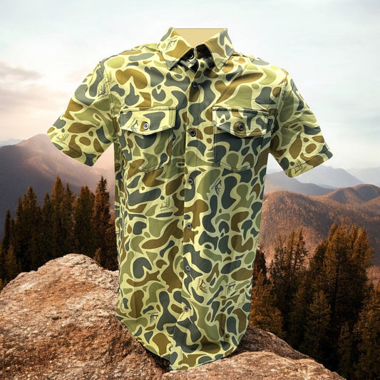 Whitetail Co. Old Camo Button Up Shirt