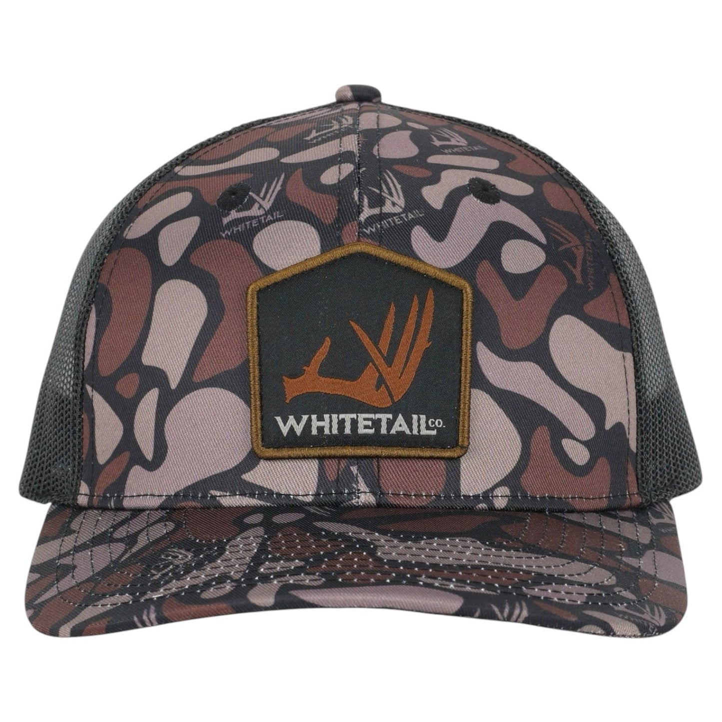 Whitetail Co. Dark Old Camo Shed Antler 6 Panel Hat