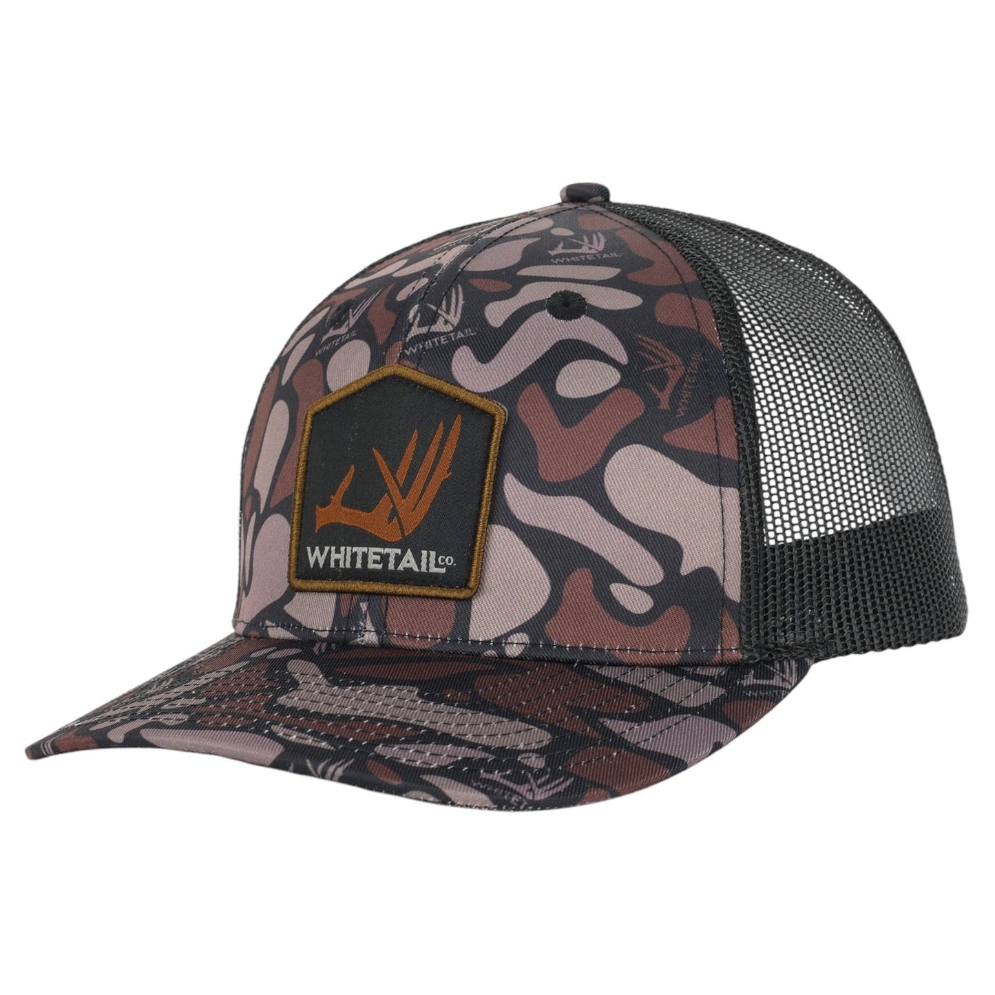 Whitetail Co. Dark Old Camo Shed Antler 6 Panel Hat