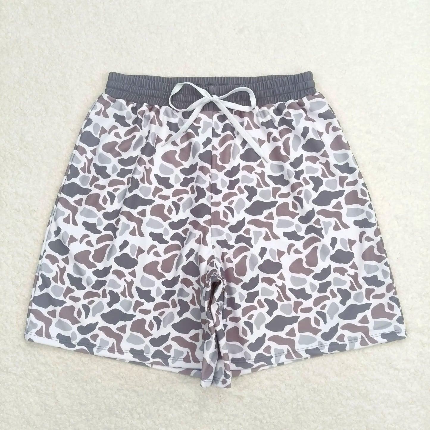 Wholesale Boutique Adult Men Camo Swimming Trunks Beachwear Man Ducks Deer Hunting Shorts Summer Swimwear Pocket Clothing