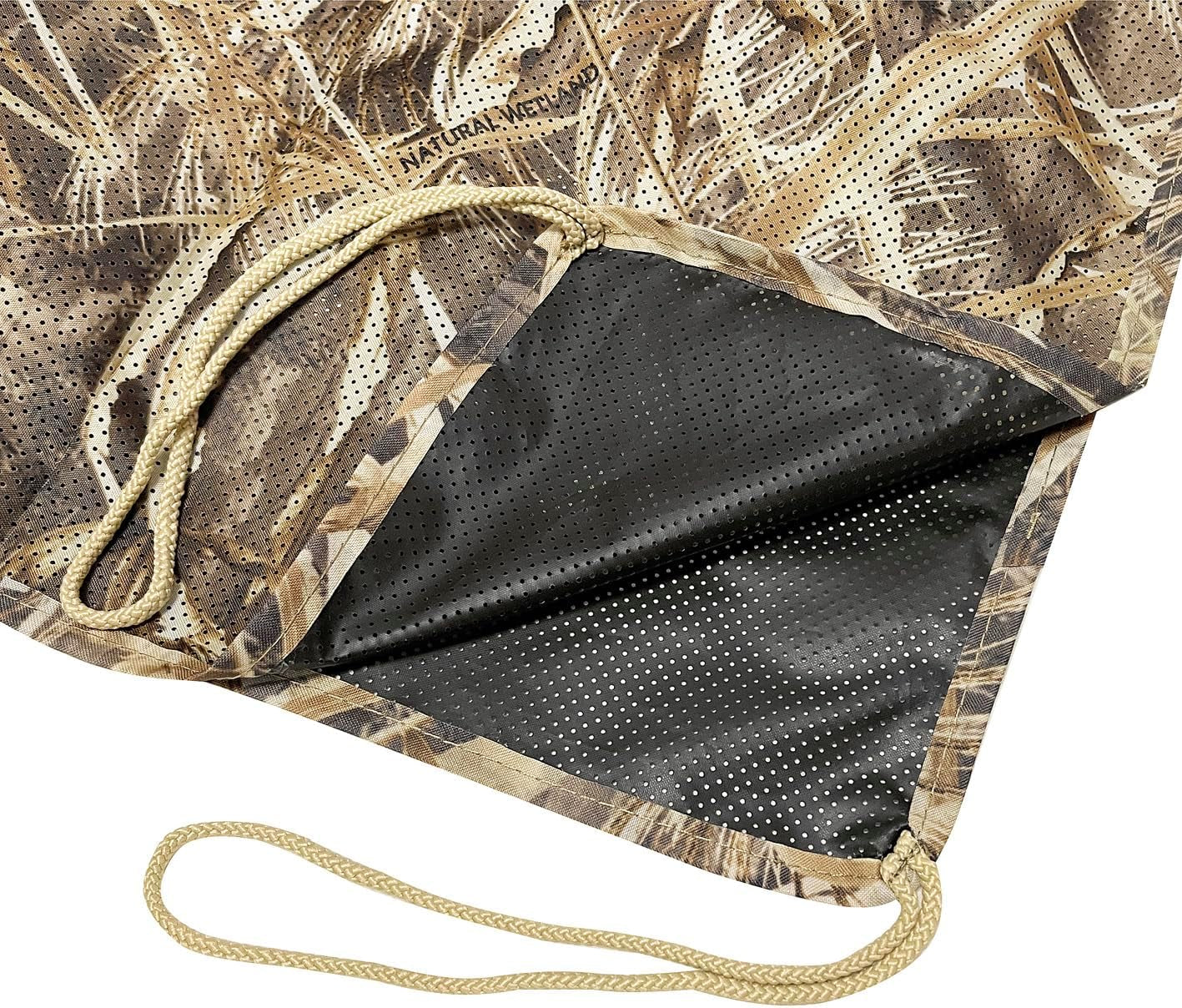 AUSCAMOTEK One Way See through Camouflage Mesh Camo Netting Material for Hunting