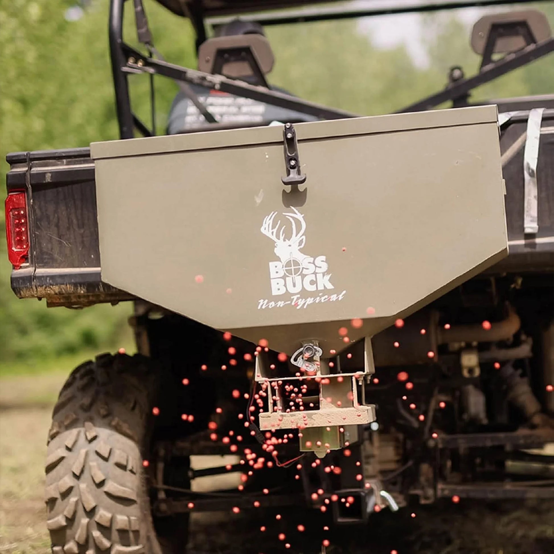 BB-1.80 80 Pound Capacity Non-Typical ATV Feed Spreader & Seeder