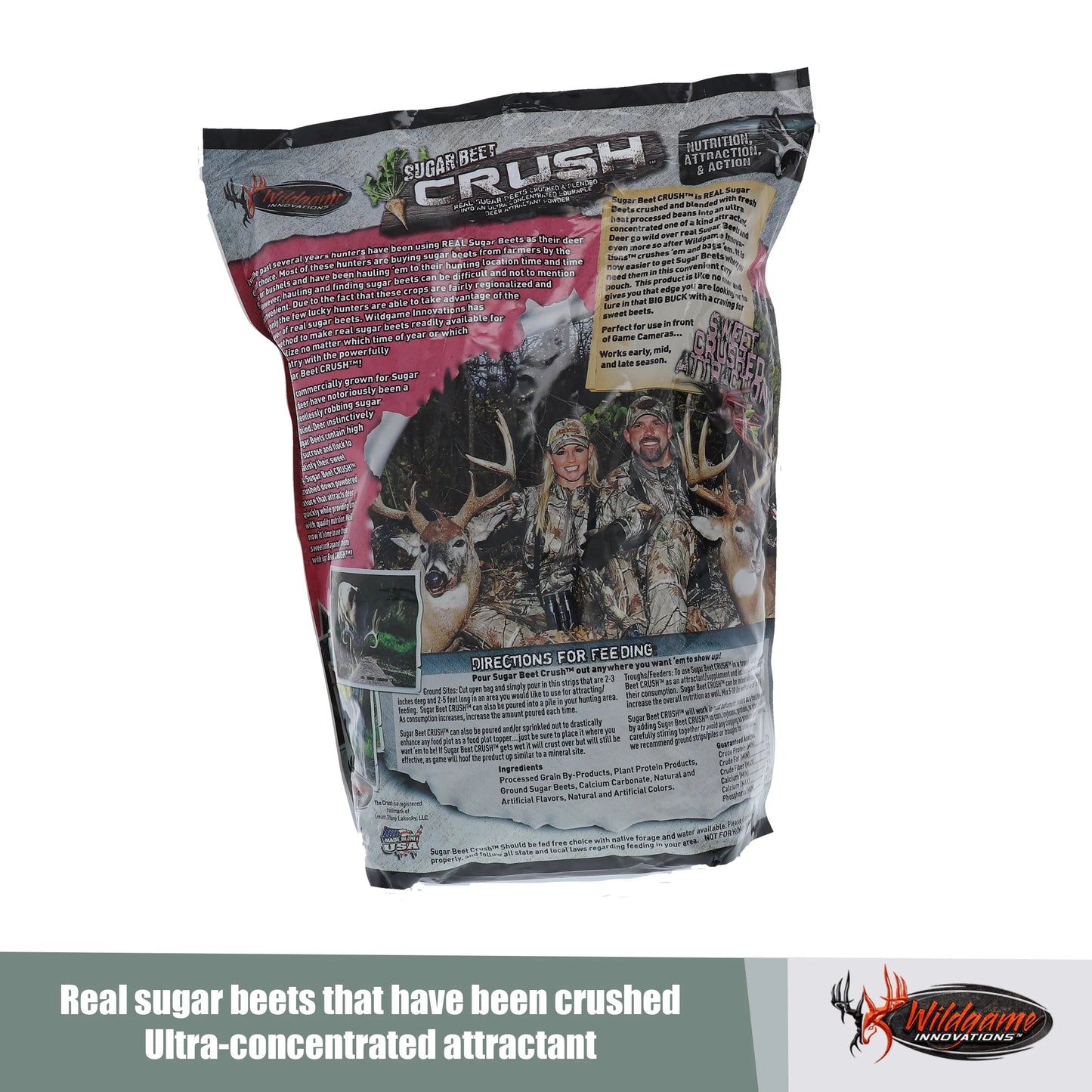 (3 Pack)  Sugar Beet Crush Deer Attractant Powder, 5Lb Bag