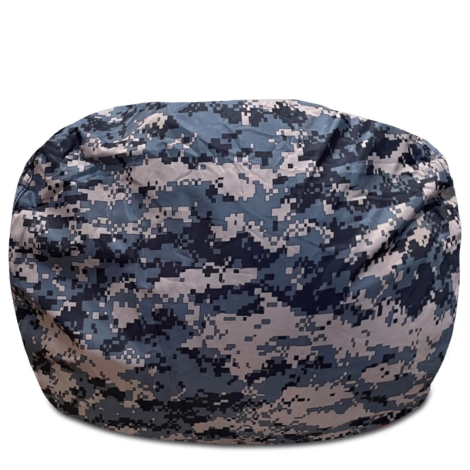 Structured Bean Bag Chair, Classic Round, Kids,2.5 Ft, Nylon -Camo Digital