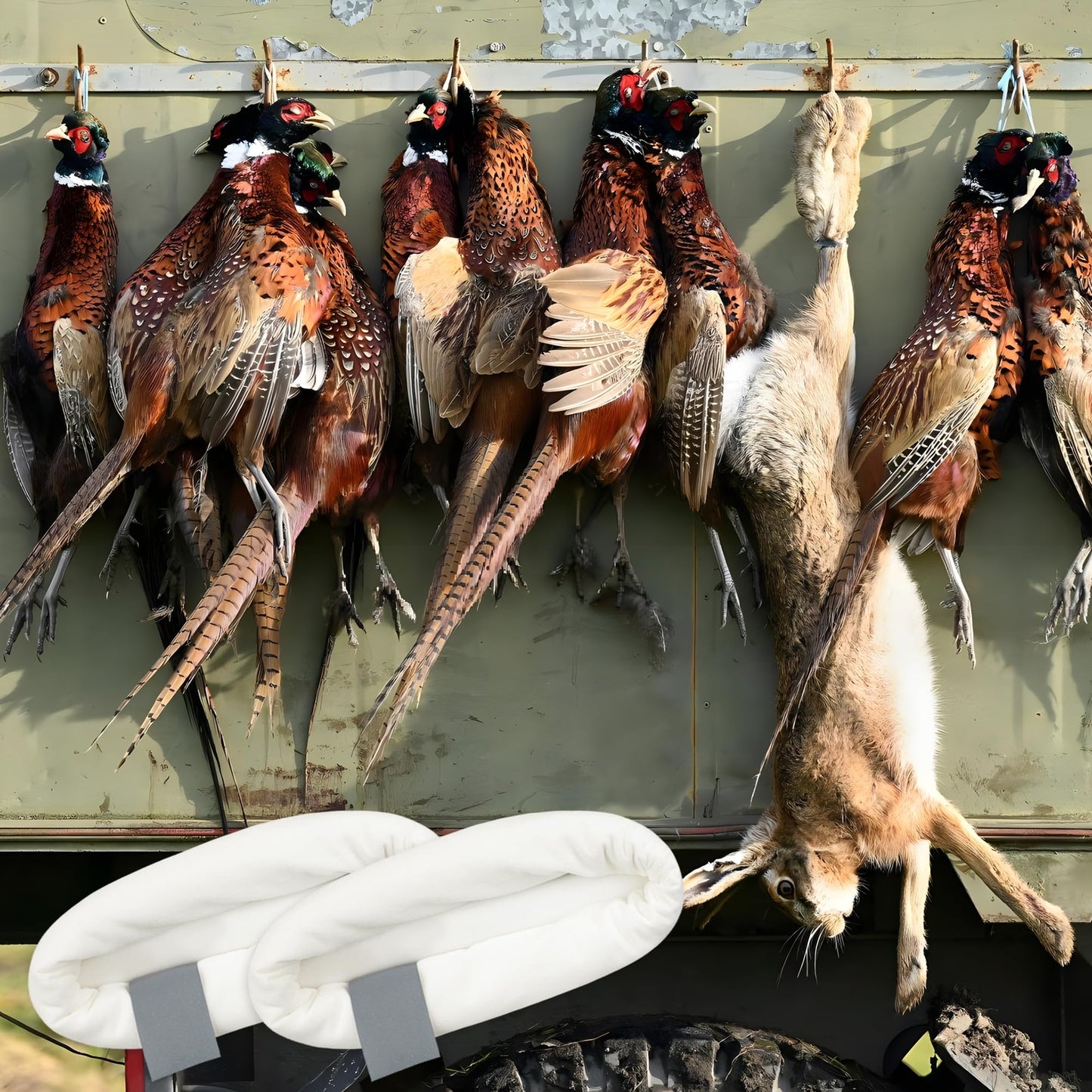 6 Pack Elk Game Bags Hunting Meat Bags Breathable Rolled Heavy Duty Quarter Bags
