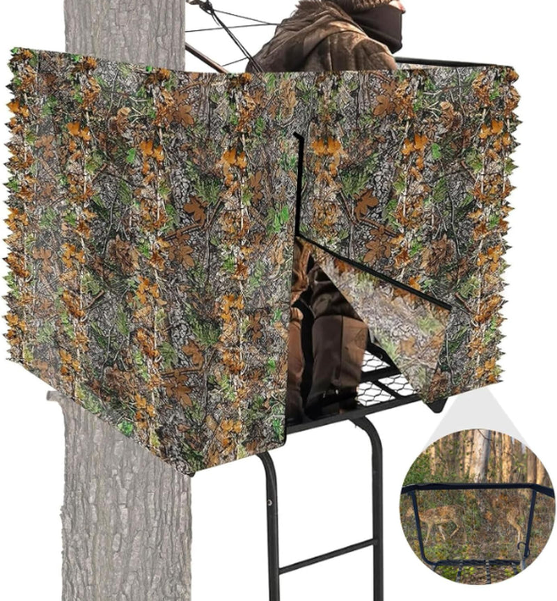 Tree Stand Blind Kit 102 X 35 Universal 2 Man Tree Stand Blinds for Deer Skirt