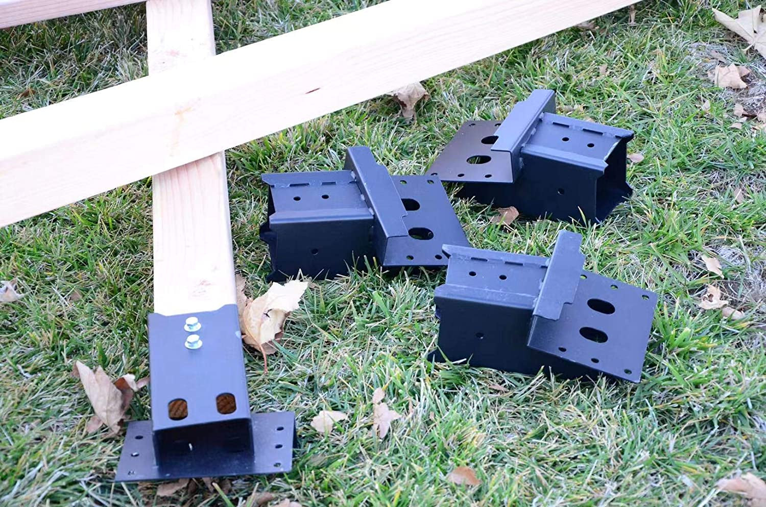 Multi-Use Outdoor 4X4 Compound Angle Platform Brackets for Deer Stand Hunting Bl