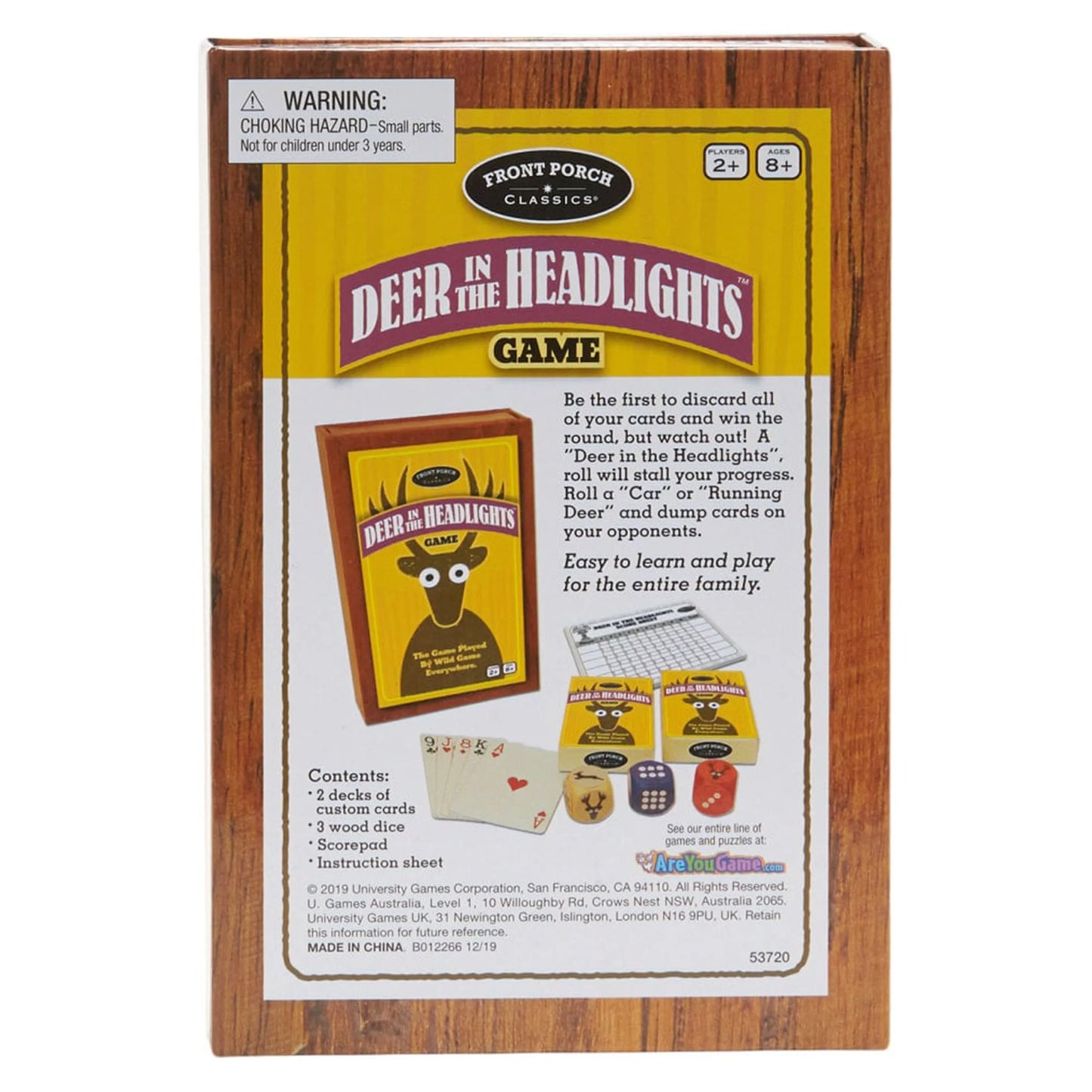 | Deer in the Headlights from , for 2 or More Players Ages 8 and Up