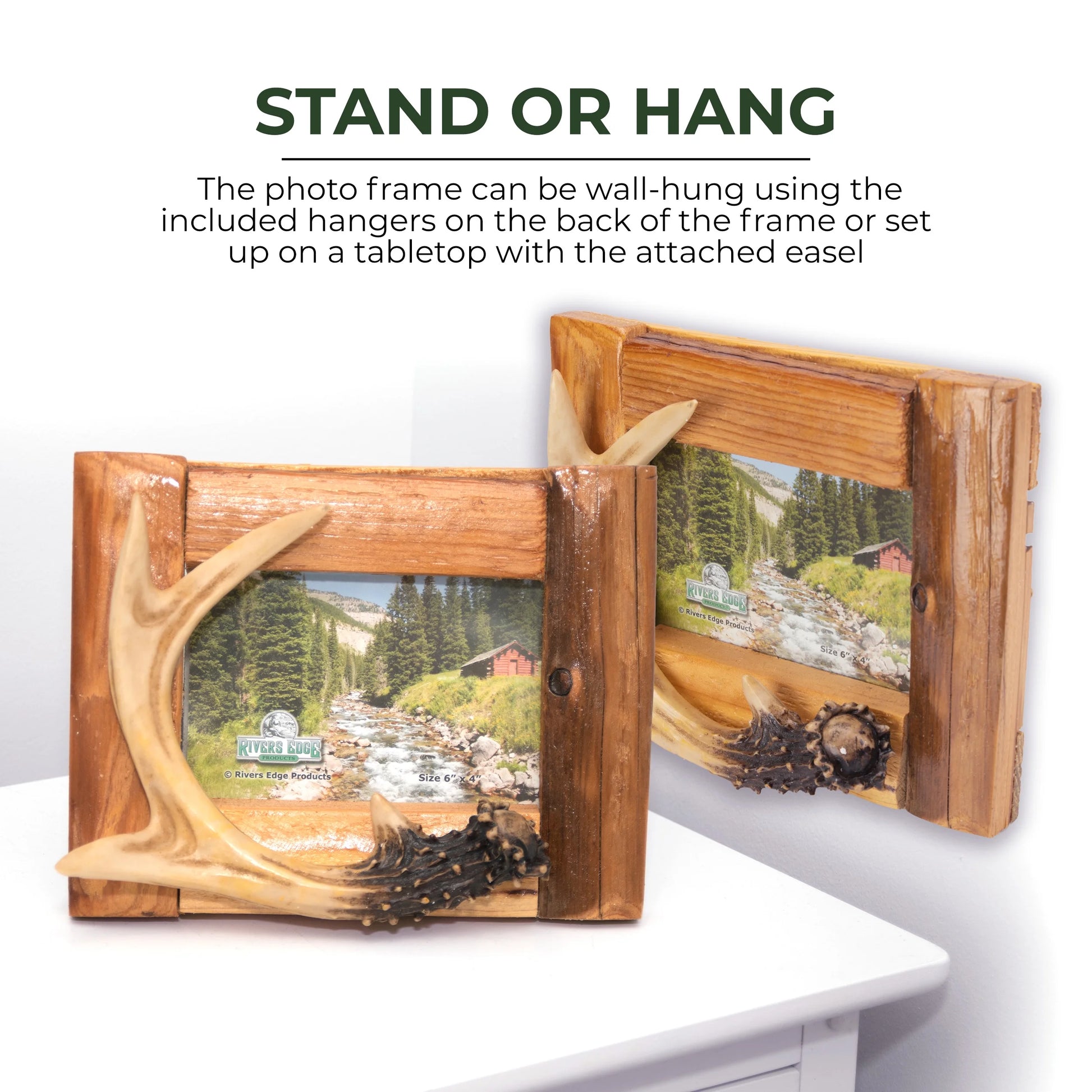 Products Picture Frame 4In X 6In - Deer Antler