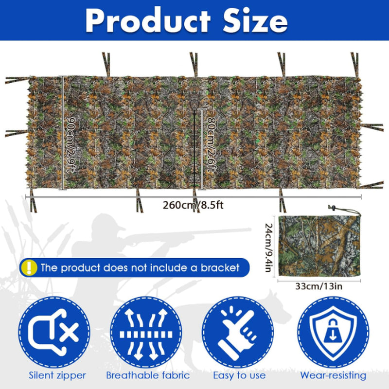 Tree Stand Blind Kit 102 X 35 Universal 2 Man Tree Stand Blinds for Deer Skirt