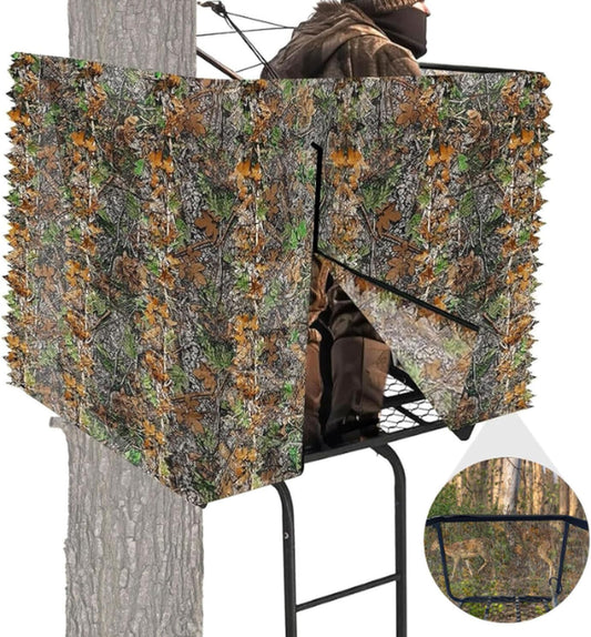 Tree Stand Blind Kit 102 X 35 Universal 2 Man Tree Stand Blinds for Deer Skirt