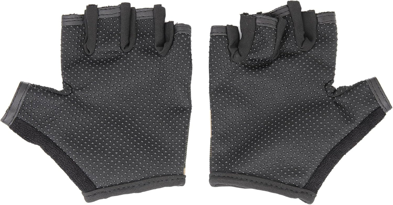 Kids Fingerless Bike Gloves Ages 5-8, Camo Hunting Gloves for Boys Children Monkey Bars Rock Climbing Cycling Biking Fishing