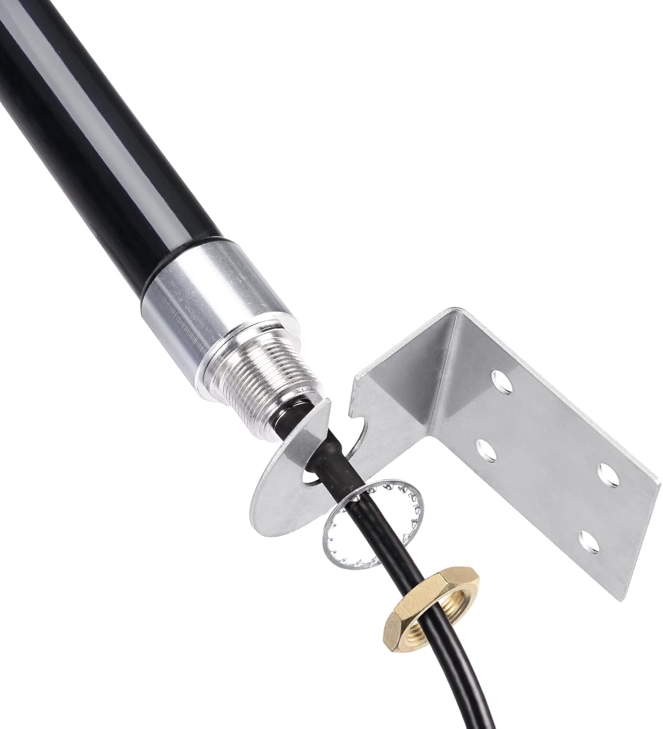 4G LTE Long Range Cellular Trail Camera Antenna Wall Mount - Compatible with Spypoint Link Micro Flex Covert Spartan Stealth Tactacam Muddy Wildlife Hunting Cam Outdoor Mobile Security Camera