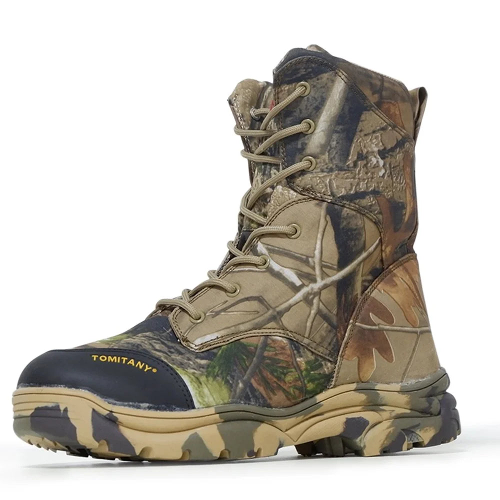 Mens Hunting Boots Hiking Jungle Shoes (Men Size 6.5-11)