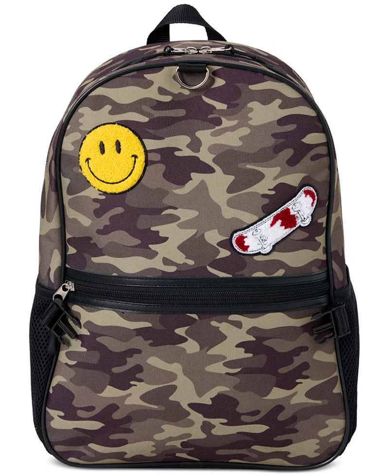 Big Boys Camo Backpack, Lunch Bag & Headphone Set