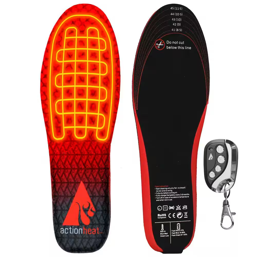 Small/Medium 3.7V Rechargeable Heated Insoles