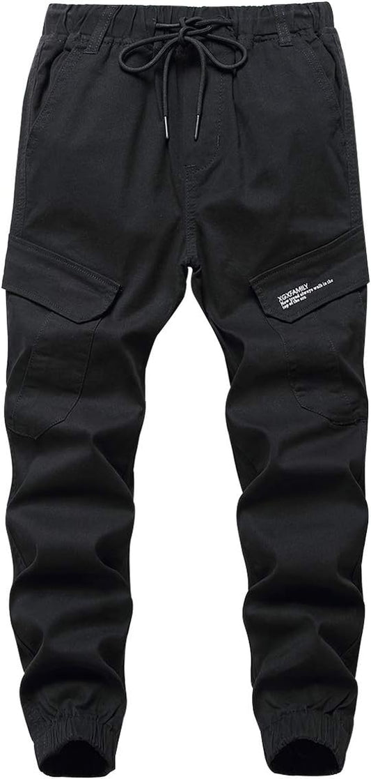 Boys' Pull-On Slim Fit Camo Cargo Jogger Pants