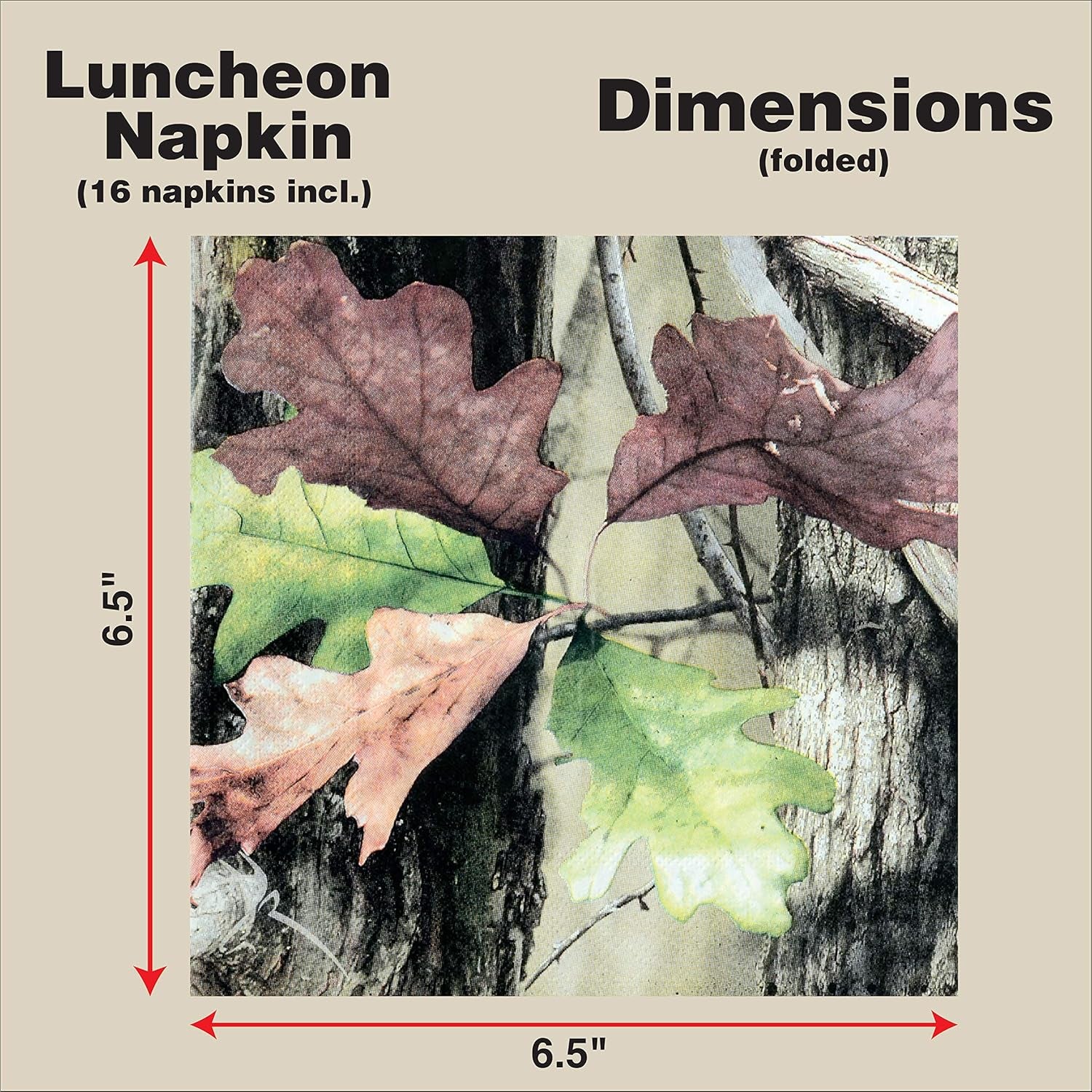 Hunting Camo Party Plates and Napkins for 16 Guests! Includes 16 Small, 7" Paper Plates and 16 Paper Napkins Beautifully Printed in Authentic Next G1 Camo!