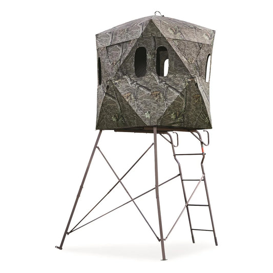 4X4 6' Tripod Tower and Blind Mossy Oak Country Roots