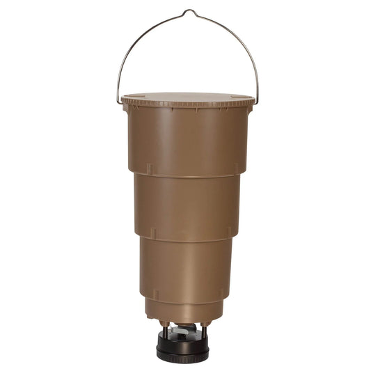 5-Gallon All-In-One Hanging Broadcast Deer Feeder with Adjustable Timer, MFG-13074