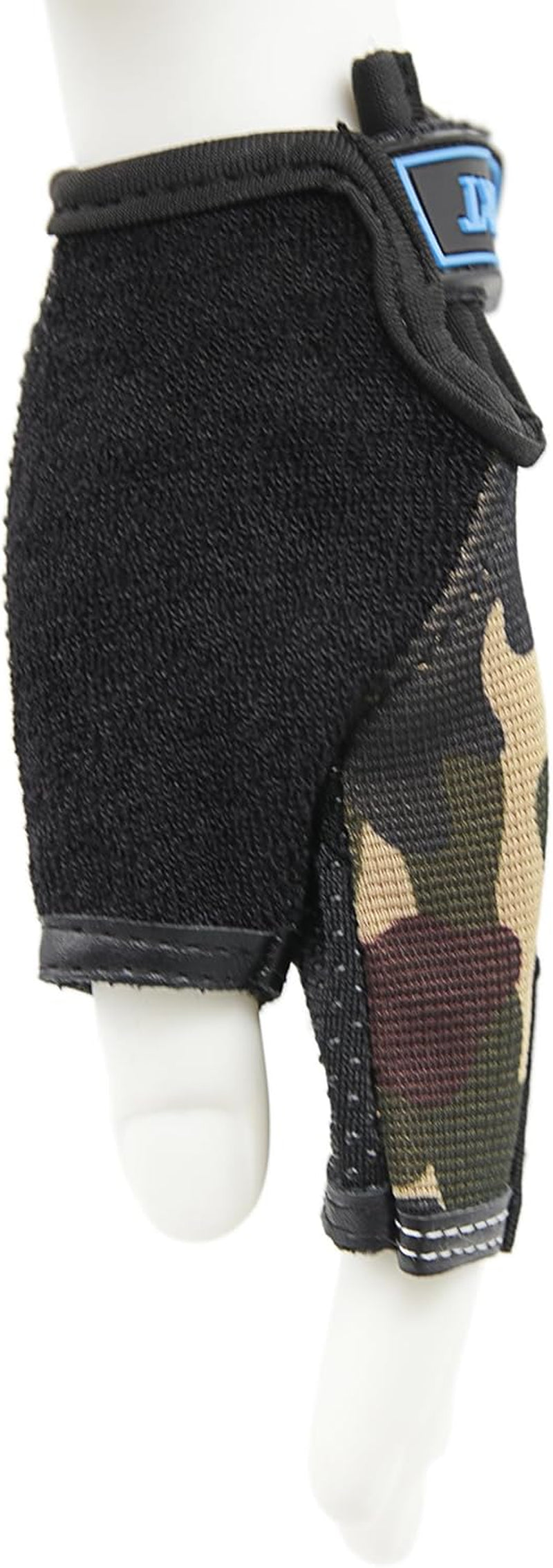 Kids Fingerless Bike Gloves Ages 5-8, Camo Hunting Gloves for Boys Children Monkey Bars Rock Climbing Cycling Biking Fishing